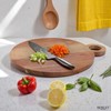Hosley 13.5 Inch Acacia Wood Cutting Board - Medium Size