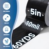 Pueatte Heavy Duty Black Duct Tape, 10 Mil Extra Thick,