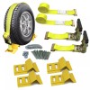 Indusafe 2 Wheels 2" x 8' Wheel Chock Tire Strap