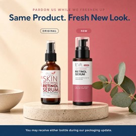 Eva Naturals- Fórmula avanzada de suero facial con retinol: si busca un suero versátil todo en uno para agregar a su régimen de cuidado de la piel que marque una diferencia notable en su piel, este su