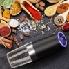 Gravity Electric Salt and Pepper Grinder Set with LED Light