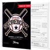 Murray Sporting Goods Baseball/Softball Scorebook - Side-by-Side Spiral Bound -