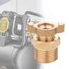 Milageto Air Compressor Drain Valve Copper Drain Valve Portable Repair