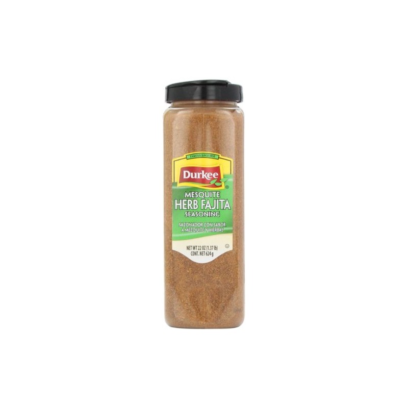 Durkee Mesquite Seasoning, Herb and Fajita, 22-Ounce