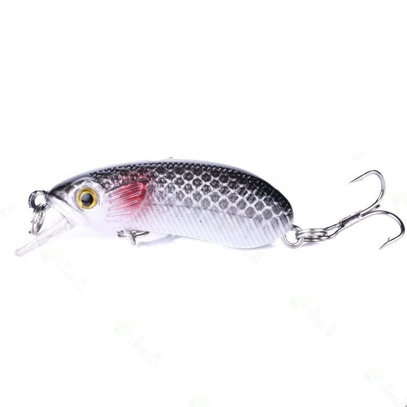 CENPEK 10pcs Luya Bait 5cm/7g Micro-submersible Hard Bait Blood Tank