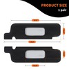 Aspaton 2Pcs Sun Visor Cover Protector Driver Passenger Side Compatible