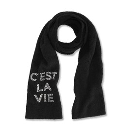 Karl Lagerfeld Paris Women's Accessories Scarf,Black,0S