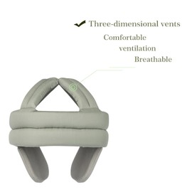 Elderly Head Protection Safety Helmet Anti Shock Hat Anti-Fall Cap Soft Breathable Sponge Hat Adjustable Elder Head Protection Hat Elderly Anti Collision Cap for Protects Head from Bumps & Bruises