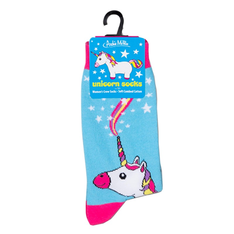 Archie McPhee Women's Crew Socks, Unicorn