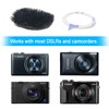 YOUSHARES Camera Mic Windscreen, 8 Pieces Fur Wind Muff Wind