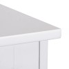 SEGAWE Bathroom Floor Storage Cabinet Freestanding Wooden Side Organizer with