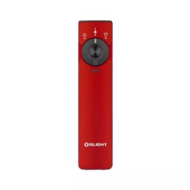 Olight Arkfeld Pro Red CW Flat EDC Flashlight, LED Light/Green Beam/UV, 1300 L