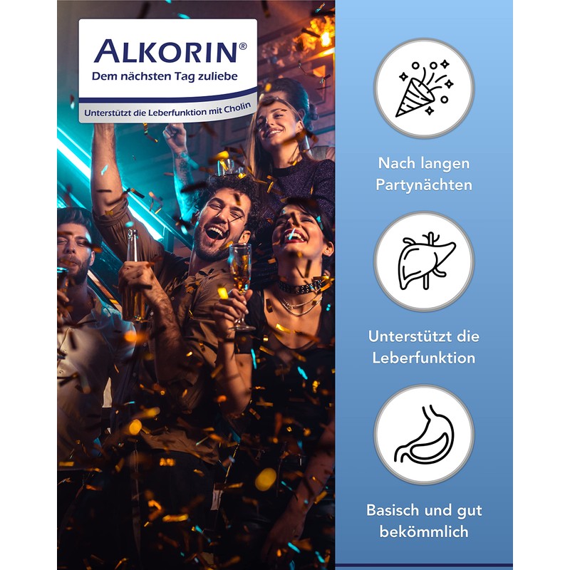Alkorin® For A Better Next Day Supports Liver Function with