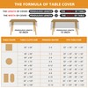 Fall Tablecloth 60'' x 84'' Rectangle, Fall Decorations for Home