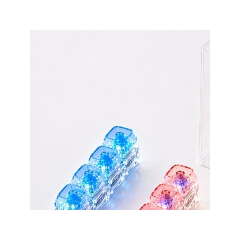 Transparent Housing Luminous Decoration Portable Finger Exercise Tool Tactile Stimulation