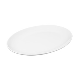 Restaurantware Voga 14 x 10.9 Inch Serving Plates 10 Oval Pasta Plates - Premium Top Rack Dishwashable White Melamine Serving Platters Serve Appetizers Or Desserts For All Occasions