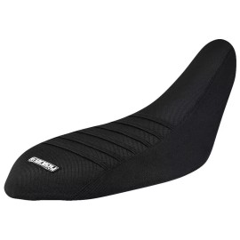 Yamaha Raptor 660 R Seat Cover 2001 - 2005  ALL BLACK / BLACK RIBS #199