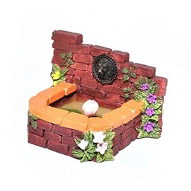 Melody Jane Dolls House Decorative Brick Garden Fountain Pond Miniature 1:12 Scale Accessory
