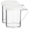 10 oz. Polycarbonate Shaker with Clear Lid, Spice & Powdered