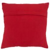SARO LIFESTYLE Kringle Collection Santa Belt Throw Pillow with Poly