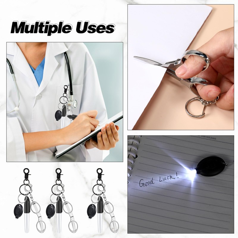 Dunzoom 3 Sets Nurse Accessories for Work Nurse Tools Pen