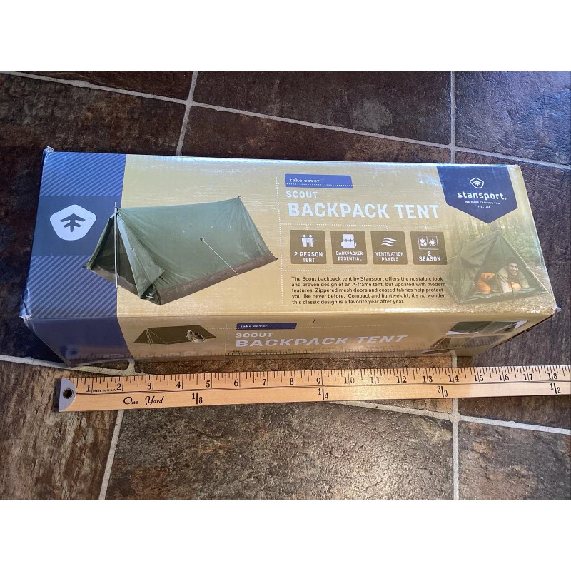 Stansport 2 Person Scout Nylon A Frame Tent Outdoor Camping