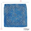 Motique Accessories Modern Tie Dye Bandana (Bright Blue)