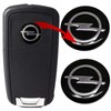 Logo Key Remote Control Emblem 14 mm Compatible Logo Black