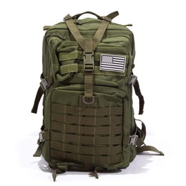 Sirius Survival 50L Expeditionary Tactical Backpack - Large Molle Bag (Green)