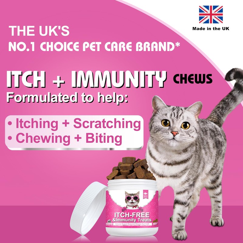 Bailey & buddies Cat Itch & Allergy Relief Treats –