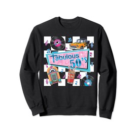 50s Rockabilly Vintage 1950s Clothing For Women Men Sock Hop Sweatshirt