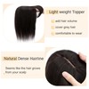 SEGO Hair Toppers for Women Real Human Hair With Bangs