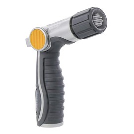 Solterra 56700 Adjustable Garden Hose High-Flow Nozzle with Thumb Control, Gray