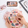 Beginner Embroidery Starter Kit, With Embroidery Stitch Book and 3-Pack