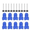 10Pcs Trampoline Enclosure Pole Cap with Screw Thumb Safety Rail