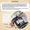 Fuabator HC21ZE121A Furnace Draft Inducer Motor Kit Compatible with Carrier