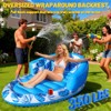 FluSing Inflatable Tanning Pool Lounger Float, 63" x 39" Sunbathing