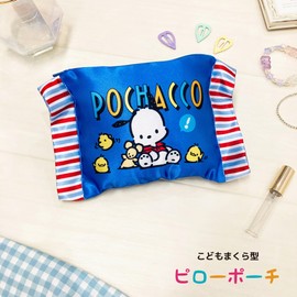 MORIPiLO 4621746 Tissue Case, Pochacco Sanrio Goods, Character Pouch, Small Size, Cute (Pillow Pouch), White, 7.9 x 5.5 inches (20 x 14 cm), Pillow Case