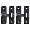 INIRET Black Enhanced Security Flip Latch Lock - Heavy-Duty 90/180