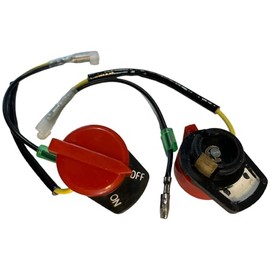 Sellerocity 2 Pack of On Off Toggle Engine Start Stop Kill Switch Compatible with Most Honda GX110 GX120 GX140 GX160 GX200 GX240 GX270 GX340 GX390