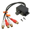 OSALADI 3pcs Universal Rca Level Controller Shocks Volume Control Cable