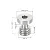 PATIKIL 9.5mm-16 Screw 16mm Length Camera Quick Release Screw Tripod