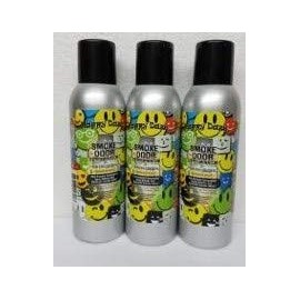 Smoke Odor Exterminator 198 gm/ 7 oz Large Spray Happy Daze Set of Three Cans.