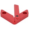 45/90 Degree Right Angle Line Gauge Scriber Carpenter Ruler Center