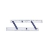 Linex 100413018 Parallel Ruler 30 cm with Protractor with Nautical