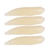 Artificial Soft Lures, 200pcs 17mm Small Artificial Lifelike Maggot Grub