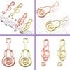 Getrays 20pcs Music Paper Clips, Large Size Music Note Guitar