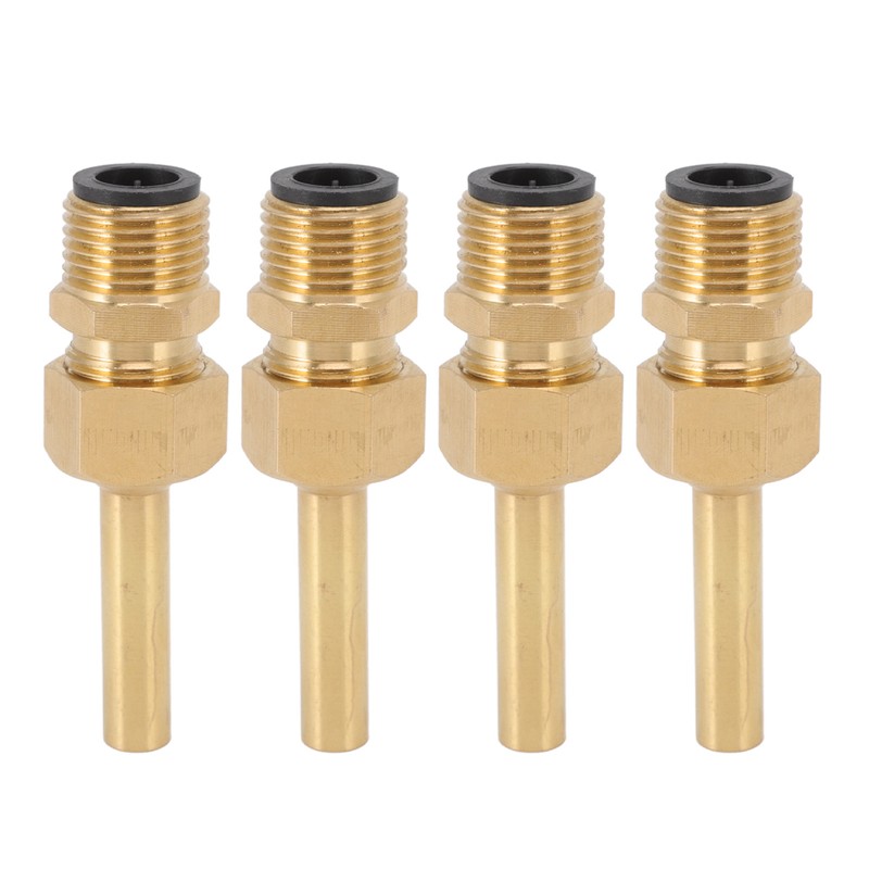 4 PCS Water Fountain Nozzles Pure Copper Large Hexagonal Direct