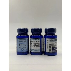 Puritan's Pride Vitamin B-12 1000 mcg Timed Release - 100 Caplets (11.23)