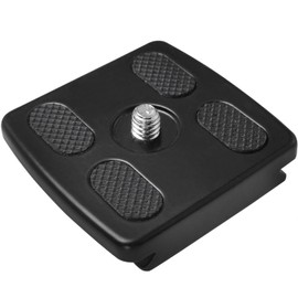 LUORNG Aluminium Alloy Head Quick Release Plate Universal SLR Camera Tripod Ball Head 1/4 Clip Metal Quick Release Plate 45x45mm Universal Camera Quick Release Mounting Plate